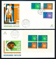 1973 Ifjúság Sor Mi 274-276 + Blokk Mi 3 2 Db FDC-n - Sonstige & Ohne Zuordnung