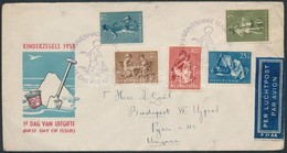 1954 Gyermekvédelem Sor Mi 649-653 FDC-n - Sonstige & Ohne Zuordnung