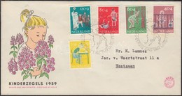 1959 Gyermek Sor FDC Mi 739-743 - Other & Unclassified