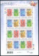 ** 2002 Karácsony Hologramos Kisív Mi 1075-1078 - Other & Unclassified