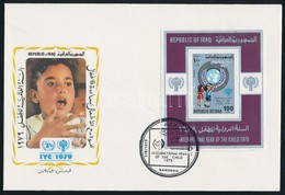 1979 A Gyerekek éve Blokk FDC-n Mi 31 - Sonstige & Ohne Zuordnung