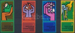 ** 1964 10 éves A Társadalombiztosítás Tabos Sor Mi 296-299 - Other & Unclassified