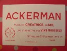 Buvard Ackerman Laurance. Vins Mousseux. St Hilaire St Florent Saumur. Vers 1950. - A