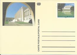 Onu, United Nations, Nations Unies,genève, Entier Postal 1993, Carte Neuve, 0.80 Fs , Palais Des Nations - Storia Postale