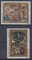 ** 1975 Karácsony, Festmények Sor Mi 814-815 - Altri & Non Classificati