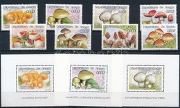 ** 1999 Gomba Sor + Blokkforma Mi 1629-1636 A - Sonstige & Ohne Zuordnung