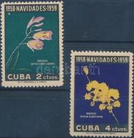 ** 1958 Karácsony: Orchideák Sor Mi 613-614 - Otros & Sin Clasificación