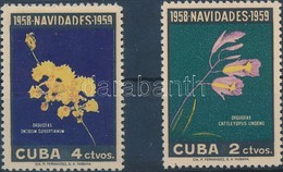 ** 1958 Karácsony: Orchideák Sor Mi 613-614 - Other & Unclassified