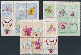 ** 1966 Karácsony; Orchidea Sor 3 Hatostömbben Mi 1249-1263 - Other & Unclassified