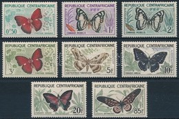 ** 1960 Lepkék Sor,
Butterflies Set
Mi 4-11 - Sonstige & Ohne Zuordnung