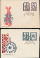 1959 Népviseletek (I.) Vágott Sor Párokban Mi 1138-1147 B 5 Db FDC-n - Autres & Non Classés