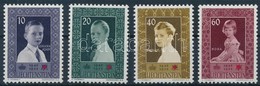 ** 1955 Vöröskereszt Sor Mi 338-341 - Autres & Non Classés