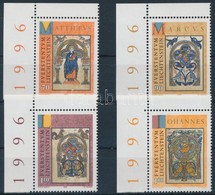 ** 1996 Karácsony, Evangélikusok és Szimbólumaik ívsarki Sor Mi 1141-1144 - Other & Unclassified