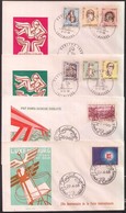 1966-1968 4 Db FDC Mi 737 + 774 + 779-784 - Other & Unclassified