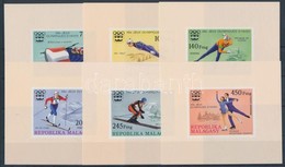 ** 1975 Téli Olimpia, Innsbruck Sor Vágott Blokkformában Mi 767-772 - Andere & Zonder Classificatie