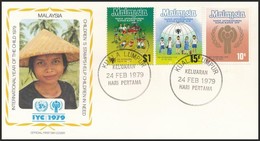 1979 Nemzetközi Gyermekév Sor Mi 199-201 FDC-n - Otros & Sin Clasificación