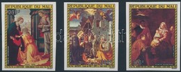 ** 1975 Karácsony Vágott Sor,
Christmas
Mi 514-516 - Sonstige & Ohne Zuordnung