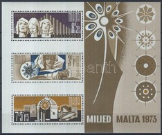 ** 1973 Karácsony Sor Mi 478-480 Tízestömbökben + Blokk 3 - Altri & Non Classificati