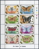 ** 1993 Lepke Kisív,
Butterfly Mini Sheet
Mi 2455-2462 - Altri & Non Classificati