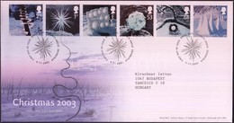 2003 Karácsony Sor Mi 2164-2169 FDC-n - Sonstige & Ohne Zuordnung