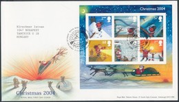 2004 Karácsony Blokk Mi 21 FDC - Other & Unclassified