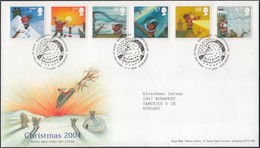 2004 Karácsony Sor Mi 2252-2257 FDC-n - Other & Unclassified