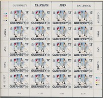 ** 1989 Europa CEPT Gyerekjátékok Kisív Sor Mi 449-451 - Otros & Sin Clasificación