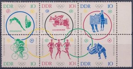 ** 1964 Tokiói Olimpia Hatostömb Mi 1039-1044 - Sonstige & Ohne Zuordnung