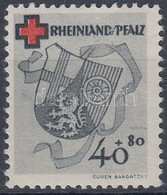 ** Rheinland-Pfalz 1949 Vöröskereszt Mi 45A - Other & Unclassified