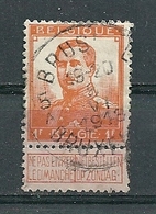 116 Gestempeld BRUSSEL - BRUXELLES 5 A - COBA 4 Euro - 1912 Pellens