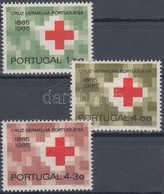 ** 1965 100 éves A Portugál Vöröskereszt Sor Mi 987-989 - Other & Unclassified