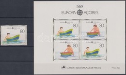 ** 1989 Europa CEPT: Játékok Mi 401 + Blokk 10 - Other & Unclassified