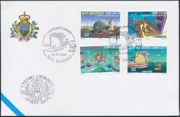 2000 Gyermekjogi Egyesület Sor Mi 1905-1908 FDC-n - Altri & Non Classificati