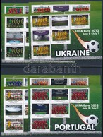 ** 2012 UEFA Labdarúgó Európa Bajnokság 16 Db-os ívsor A Résztvevő Országok Csapataival - Altri & Non Classificati