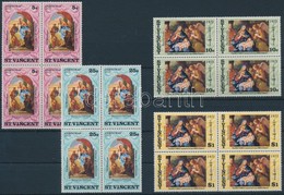 ** 1971 Karácsony Sor Négyestömbökben Mi 299-302 - Altri & Non Classificati