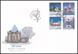 2002 Karácsony Sor Mi 2327-2330 FDC-n - Other & Unclassified