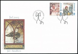 2003 Karácsony Sor Mi 2380-2381 FDC-n - Sonstige & Ohne Zuordnung