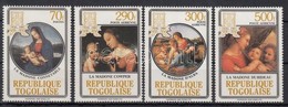 ** 1984 Karácsony, Festmény Sor Mi 1802-1805 - Andere & Zonder Classificatie