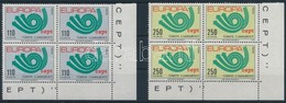 ** 1973 Europa CEPT Sor Négyestömbökben,
Europe CEPT Set Blocks Of 4
Mi 2280-2281 - Other & Unclassified