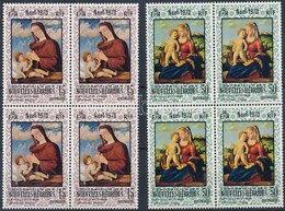 ** 1970 Karácsony Sor Négyestömbökben Mi 299-300 - Altri & Non Classificati