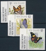 ** 1991 Lepkék ívszéli Sor,
Butterflies Margin Set
Mi 1208-1210 - Sonstige & Ohne Zuordnung