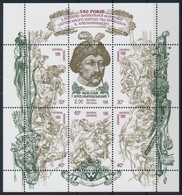 ** 1998 Hetman Bogdan Chmelnyzkyj Kisív,
Hetman Bogdan Chmelnyzkyj Mini Sheet
Mi 263-268 - Sonstige & Ohne Zuordnung