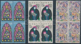 ** 1975 Karácsony Sor Négyestömbökben Mi 1390-1392 - Other & Unclassified