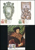 1985 Morus Tamás Halála Sor 3 Klf CM-en,
Thomas More's Death
Mi 870-872 - Autres & Non Classés