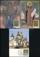 1988 Festmény Sor 3 CM-en,
Painting
Mi 946-948 - Other & Unclassified