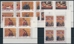 ** 1990 Karácsony Sor ívsarki Négyestömbökben Mi 1018-1022 - Other & Unclassified