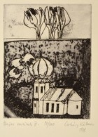 Csohány Kálmán (1925-1980): Bajor Emlékek VI. Rézkarc, Papír, Jelzett, 20×15 Cm - Other & Unclassified