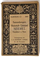 Auktion-Katalog Der Sammlungen Heinrich Eduard Stiebel. Ex Libris Aukciós Katalógus. Altenburg, 1910, Oskar Bonde, XVI+2 - Otros & Sin Clasificación