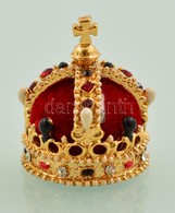 I. Erzsébet Királynő Koronája Miniatűr, Díszdobozban, Leírással - Sonstige & Ohne Zuordnung