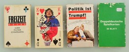 4 Csomag Osztrák Karikatúrás és Reklámos Játékkártya - Sonstige & Ohne Zuordnung